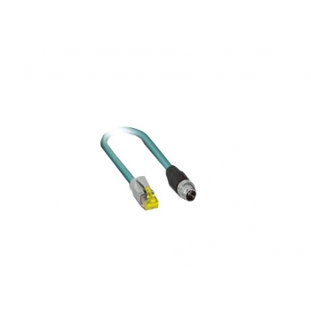 Кабель CBL-M12XMM8PRJ45-BK-200-IP67 Кабель CBL-M12XMM8PRJ45-BK-200-IP67